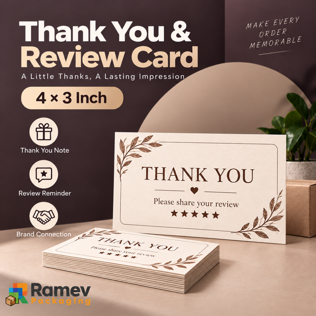 Thank-You Card-4×3 In